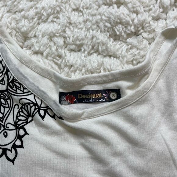 Desigual Ramona Asymmetrical Floral Top - Picture 8 of 12